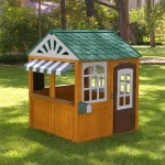 Casuta de joaca Garden View Kidkraft - din lemn pentru copii in gradina 